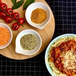 Sauce spaghetti viande lentilles pleine de saveurs Isabelle Côté nutritionniste